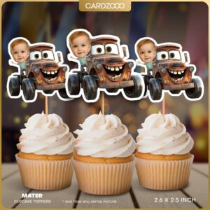 Mater Custom Face Cupcake Toppers