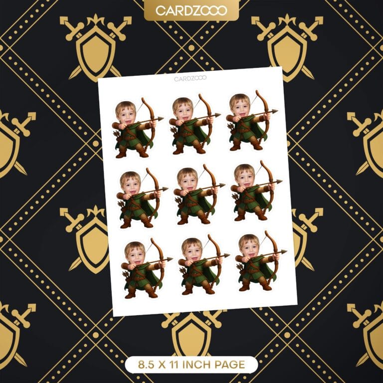 Archer Custom Face Cupcake Toppers - Image 2