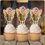 Custom Face Fairy Cupcake Toppers