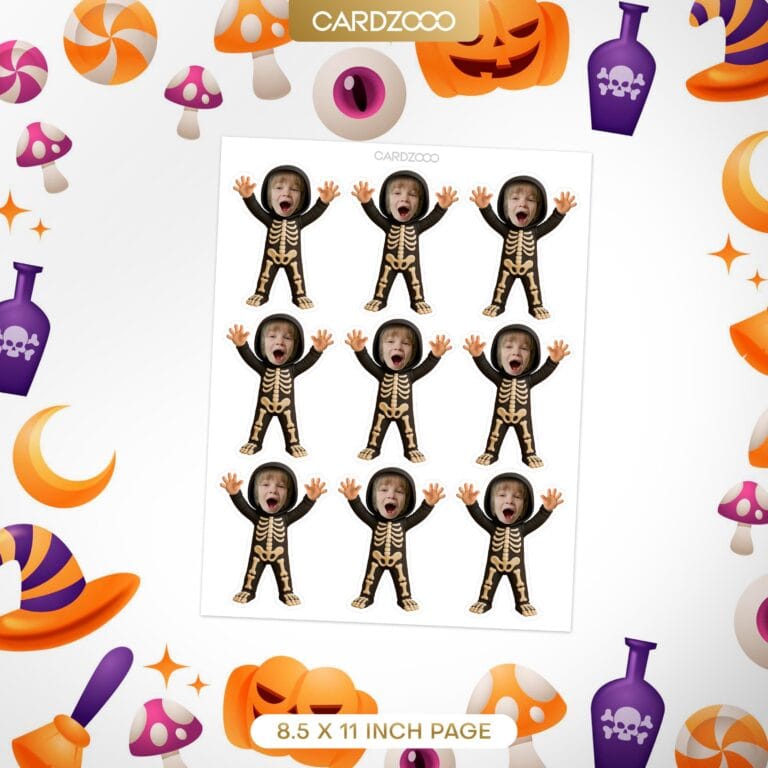 Halloween Custom Face Cupcake Toppers - Image 2