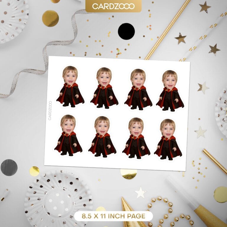 Grimsworth School of Magic Custom Face Cupcake Toppers - Image 2