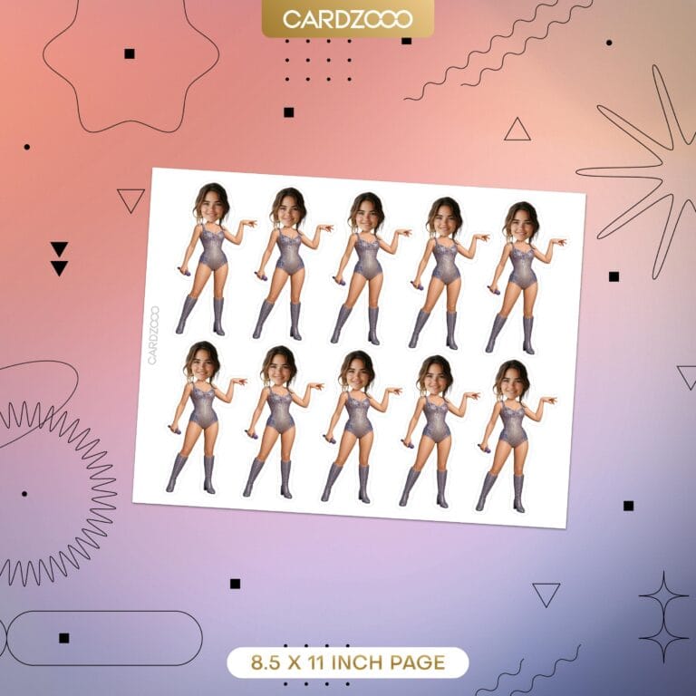 Swiftie Face Cupcake Toppers - Image 2