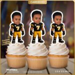 Pittsburgh Steelers Personalized Face Cupcake Toppers