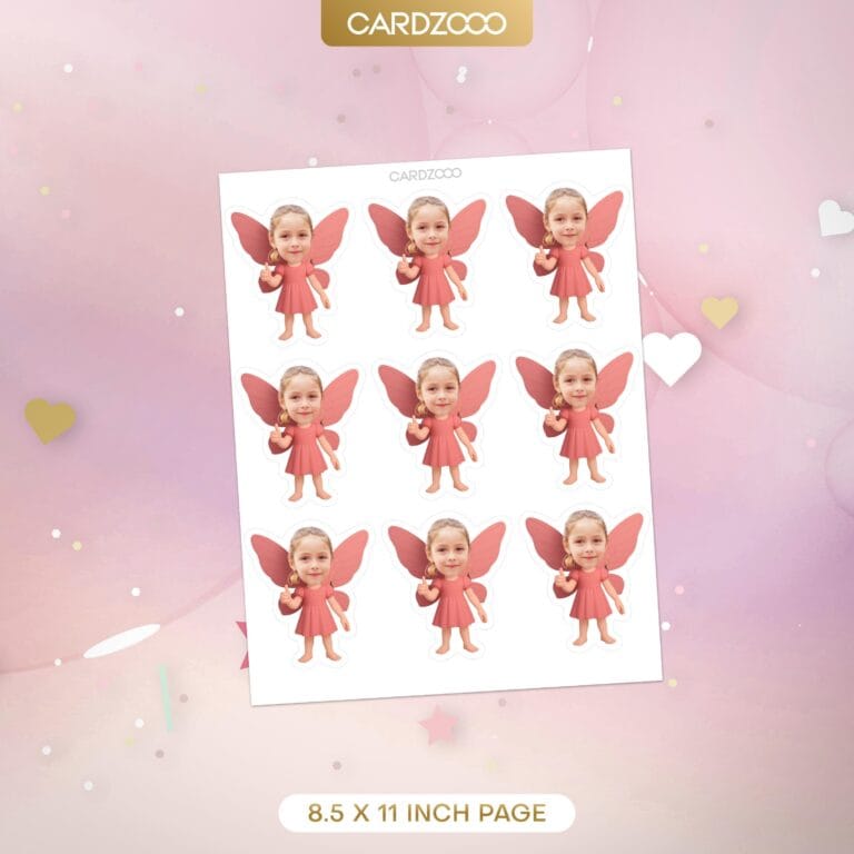 Fairy Custom Face Cupcake Toppers - Image 2