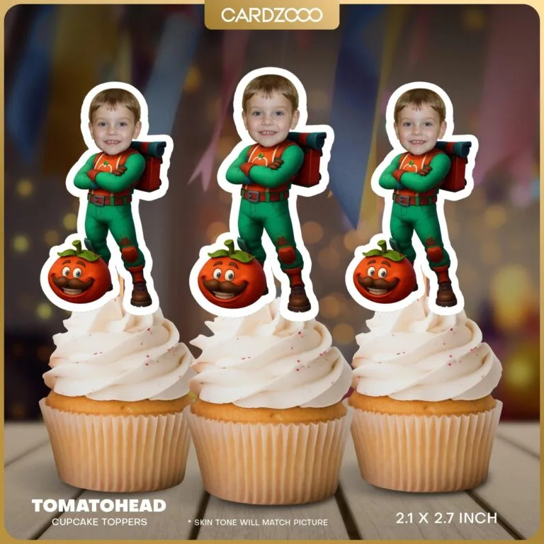 Tomatohead Custom Face Cupcake Toppers