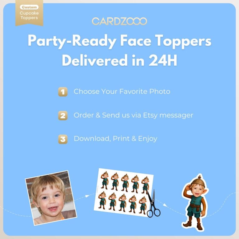 Codename E.L.F. Custom Face Cupcake Toppers - Image 3
