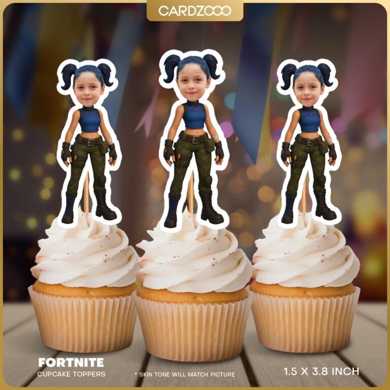 Crystal Custom Face Cupcake Toppers