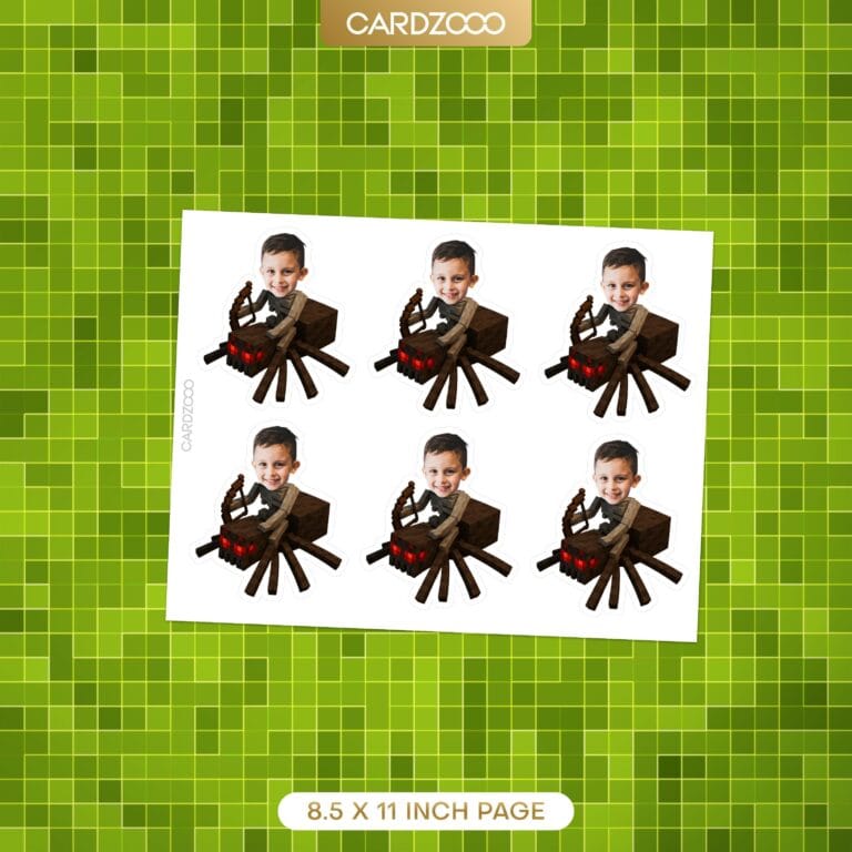 Spider Jockey Custom Face Cupcake Toppers - Image 2