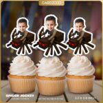 Spider Jockey Custom Face Cupcake Toppers
