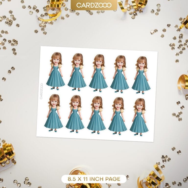 Cinderella Custom Face Cupcake Toppers - Image 2