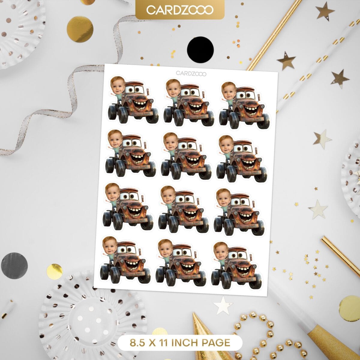 Mater Custom Face Cupcake Toppers - Image 2