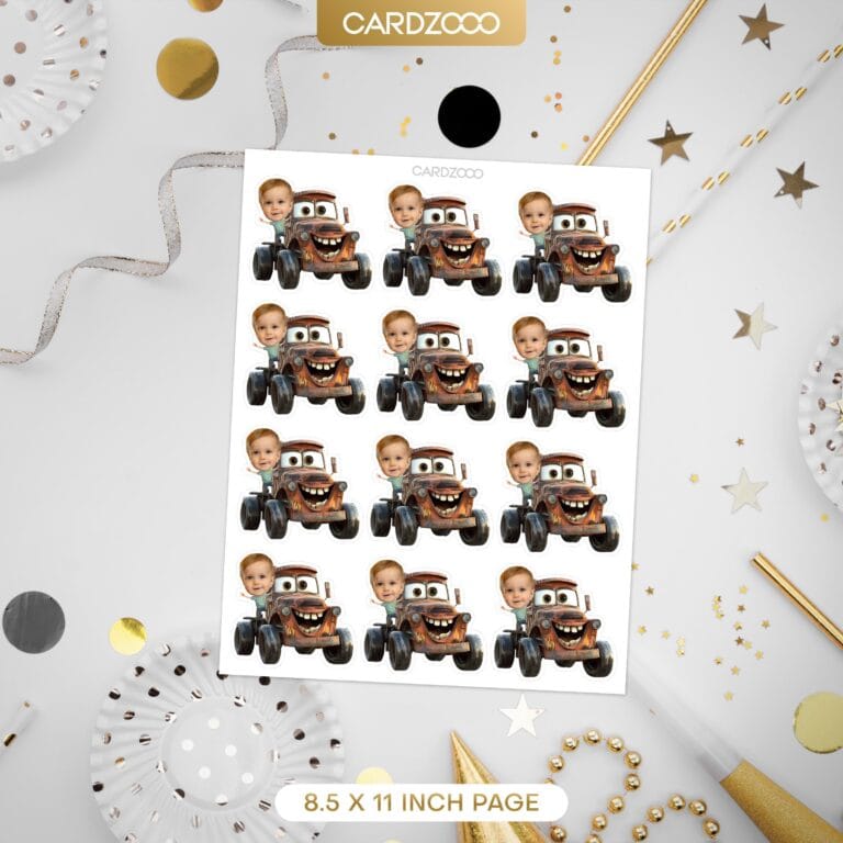 Mater Custom Face Cupcake Toppers - Image 2