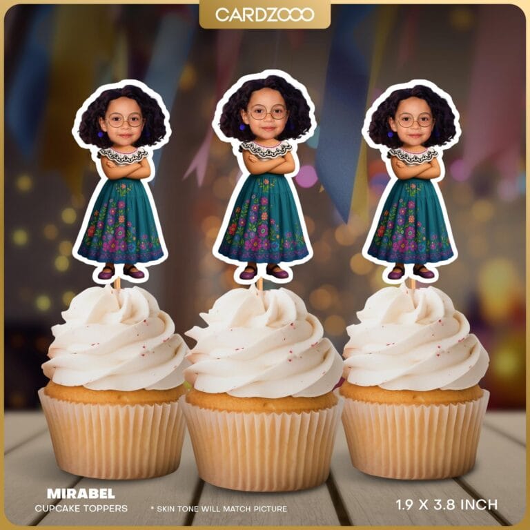 Mirabel Custom Face Cupcake Toppers