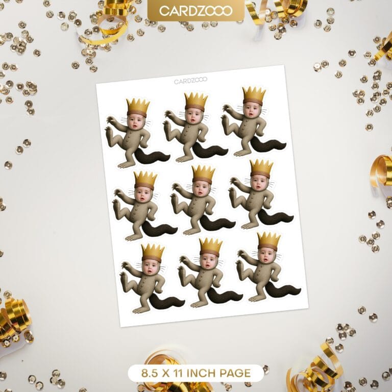 Where The Wild Things Are Custom Face Cupcake Toppers - Image 2