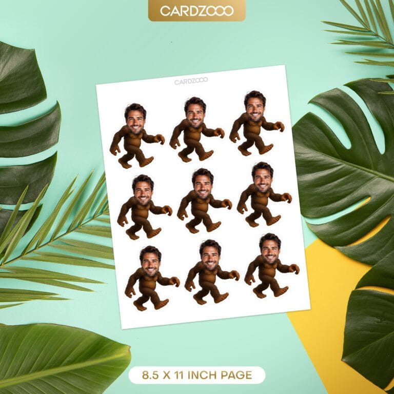 Bigfoot Custom Face Cupcake Toppers - Image 2