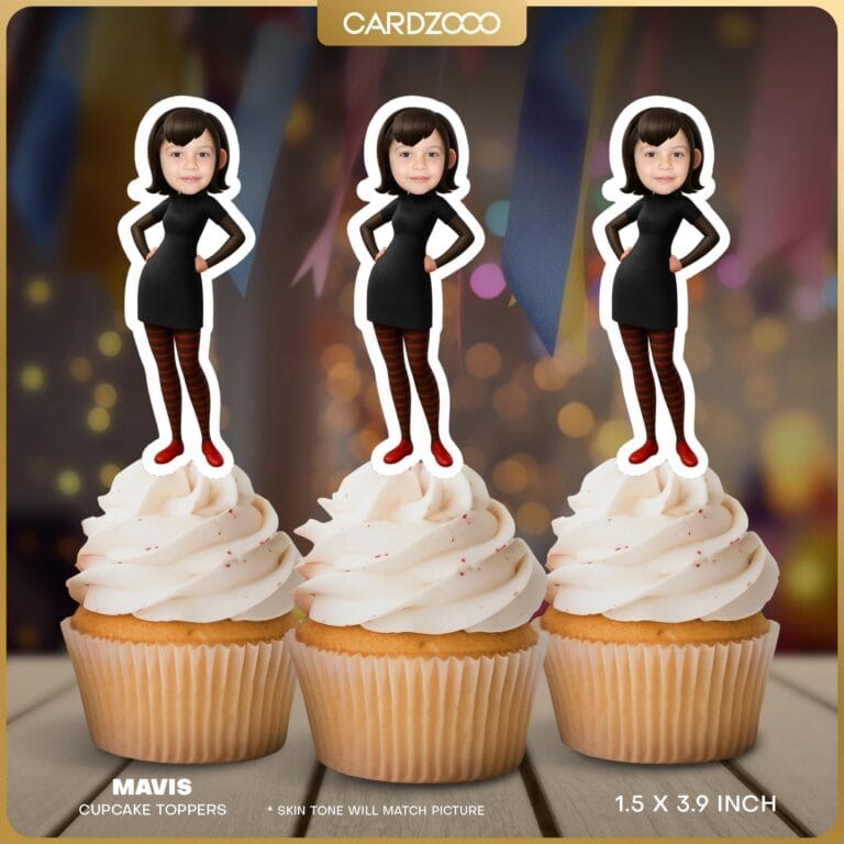 Mavis Custom Face Cupcake Toppers