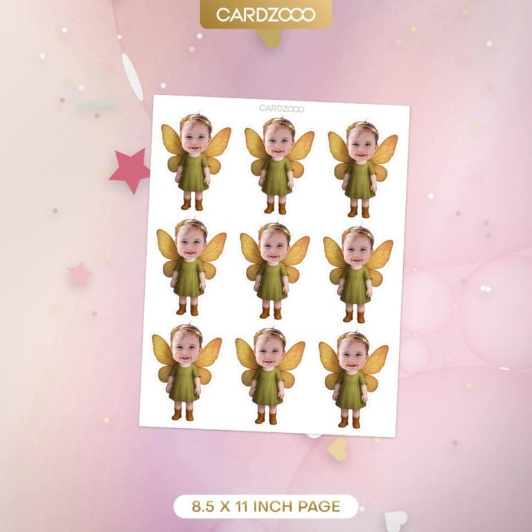 Custom Face Fairy Cupcake Toppers - Image 2