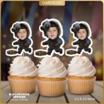 B Squadron Officer SAS Custom Face Cupcake Toppers