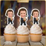 Special Agent Ava FBI Custom Face Cupcake Toppers