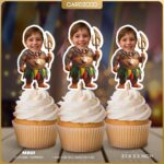 Maui Custom Face Cupcake Toppers