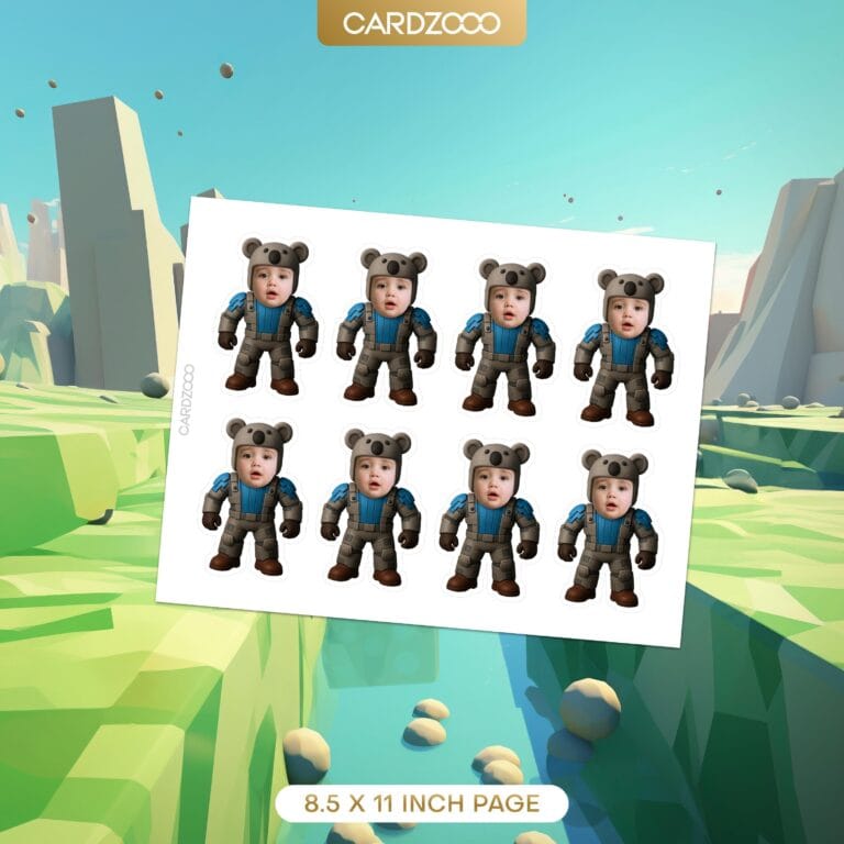 Bear Warrior Avatar Cupcake Toppers - Image 2