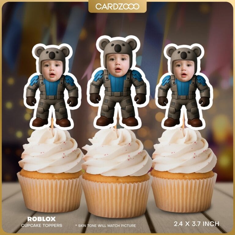 Bear Warrior Avatar Cupcake Toppers