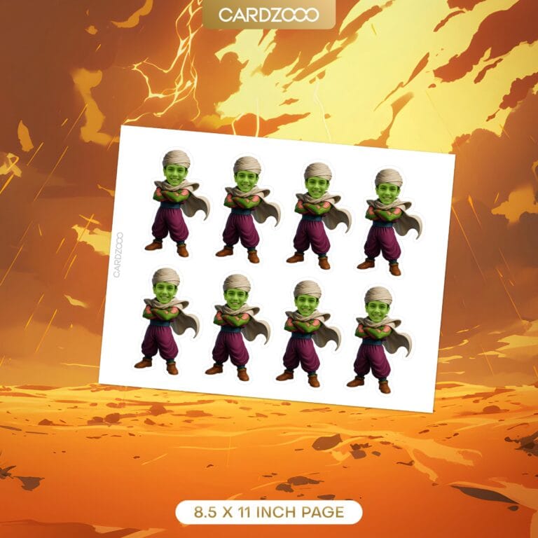 Piccolo Custom Face Cupcake Toppers - Image 2