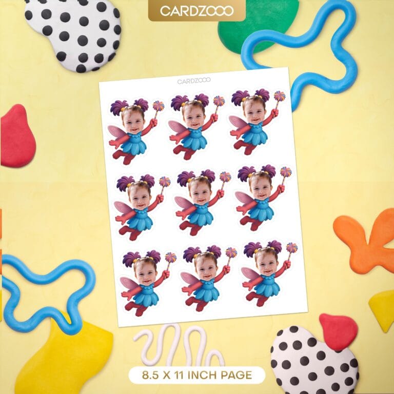 Abby Fairy Personalized Face Cupcake Toppers - Image 2