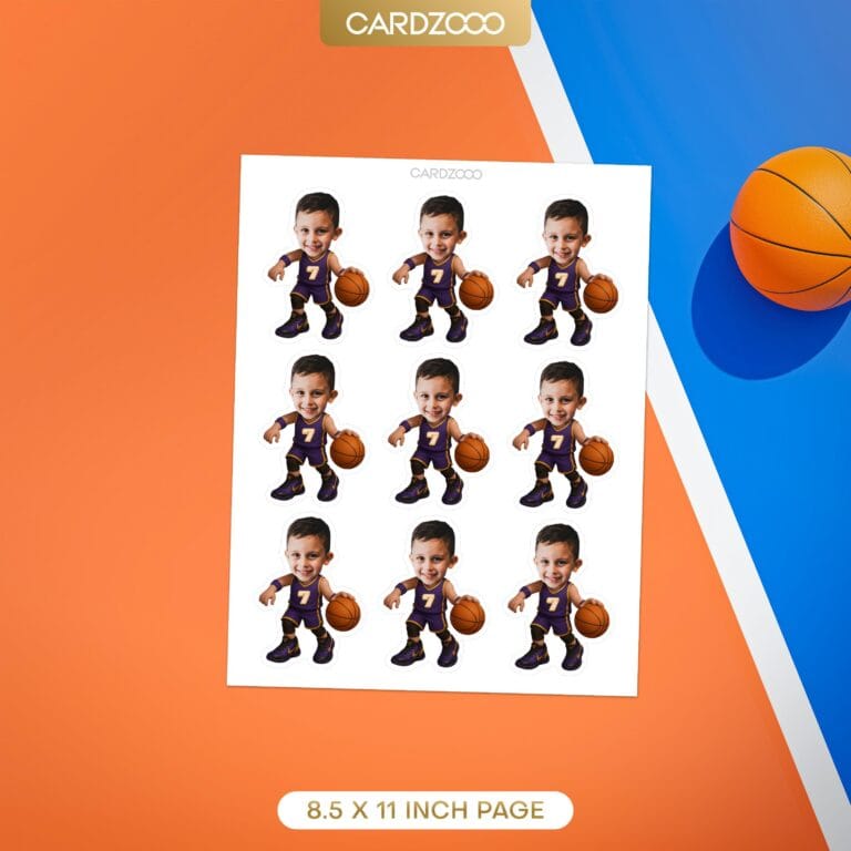 Lakers Jersey Custom Face Cupcake Toppers - Image 2
