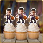 Lakers Jersey Custom Face Cupcake Toppers