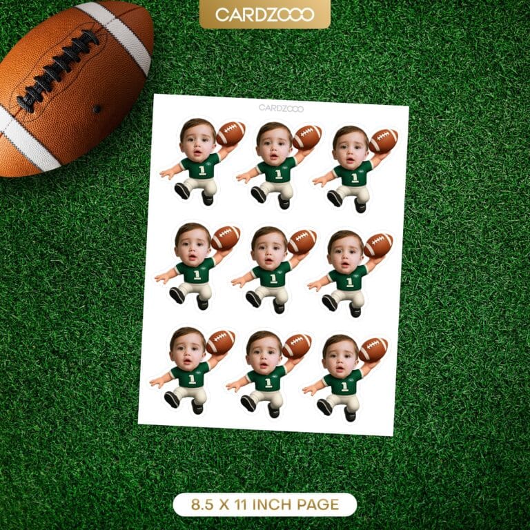 New York Jets Personalized Face Cupcake Toppers - Image 2