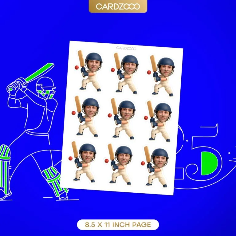 Cricket Custom Face Cupcake Toppers - Image 2