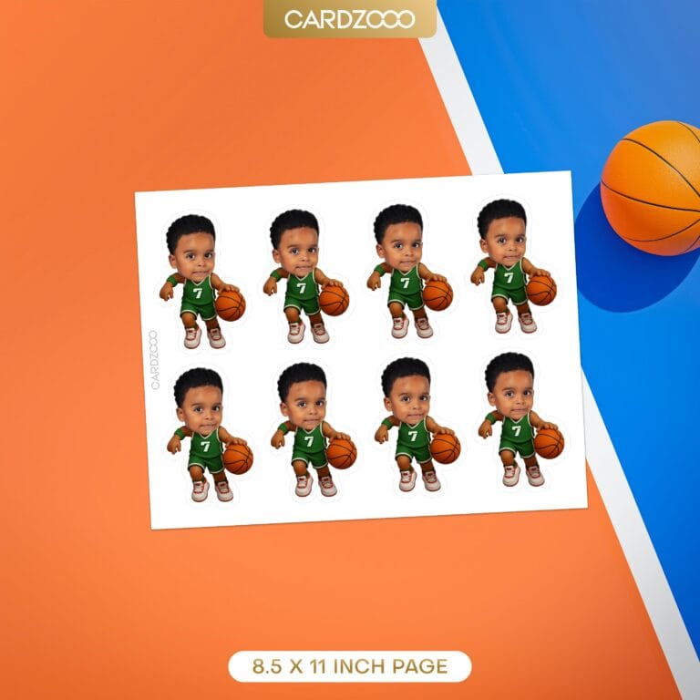 Boston Celtics Custom Face Cupcake Toppers - Image 3