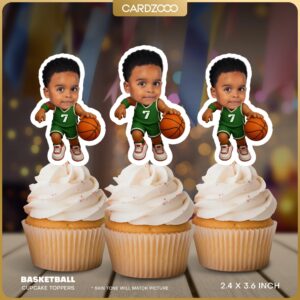 Boston Celtics Custom Face Cupcake Toppers