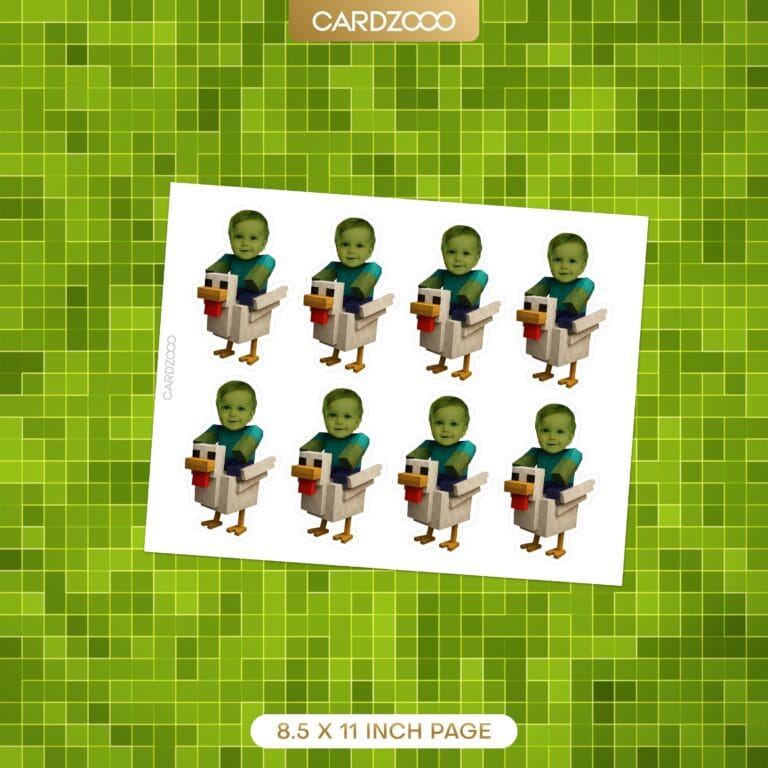 Creeper Custom Face Cupcake Toppers - Image 2