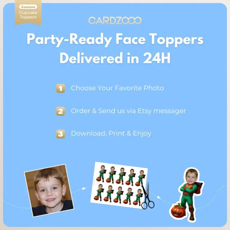 Tomatohead Custom Face Cupcake Toppers - Image 3