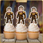 Ultima Knight Custom Face Cupcake Toppers