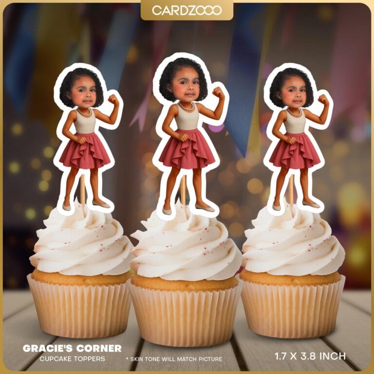 Gracie's Corner Custom Face Cupcake Toppers