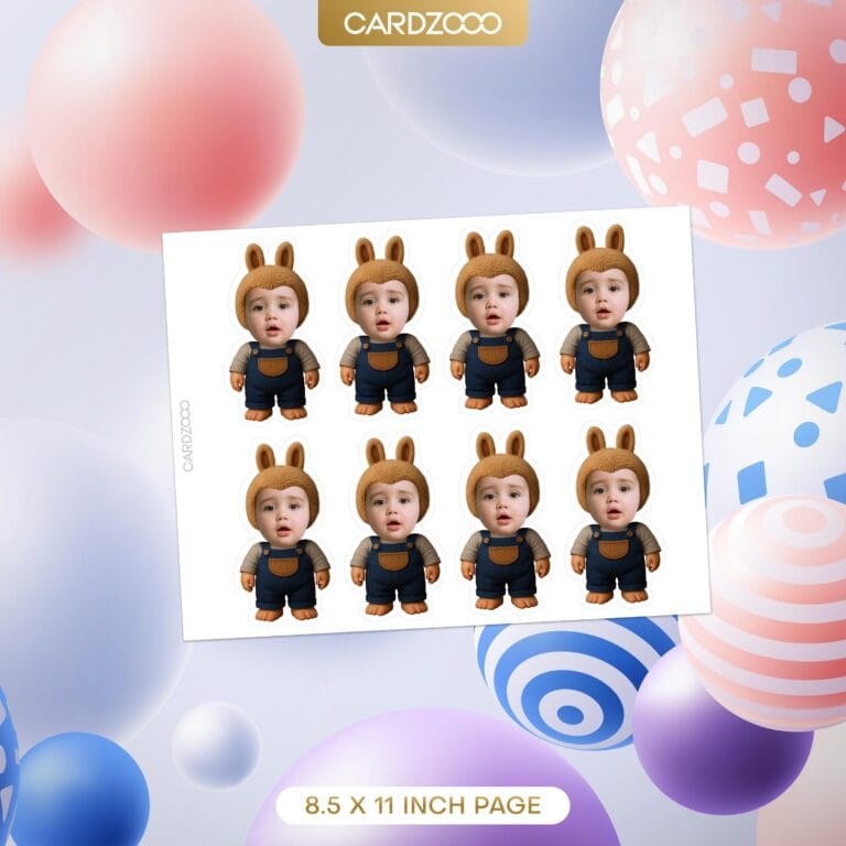 Labubu 1st Gen Custom Face Cupcake Toppers - Image 2