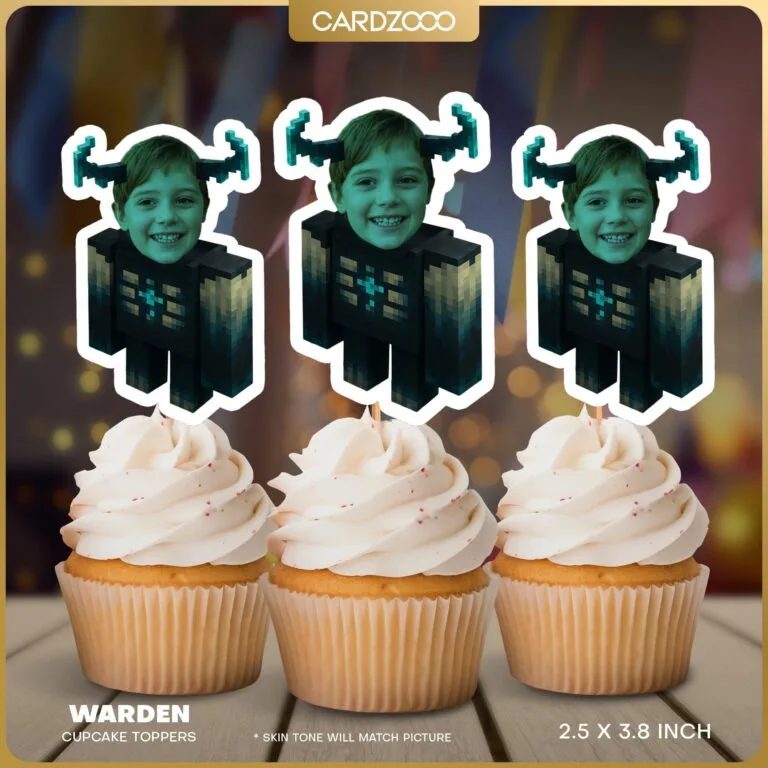 Warden Custom Face Cupcake Toppers