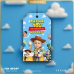 Woody Custom Face Thank You Tag