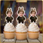 Labubu 2nd Gen Custom Face Cupcake Toppers