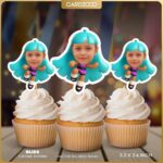 Bliss Custom Face Cupcake Toppers
