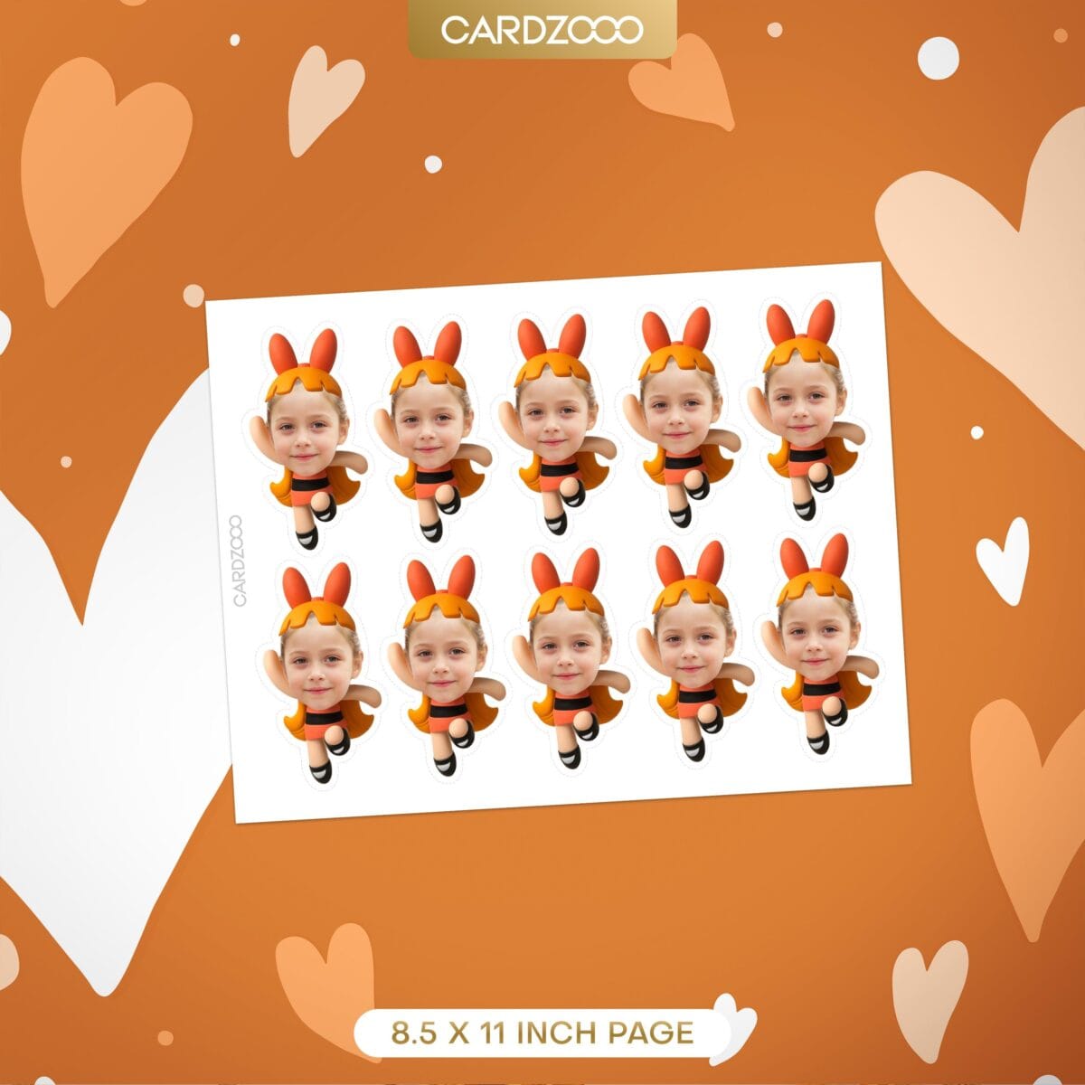 Blossom Custom Face Cupcake Toppers - Image 2