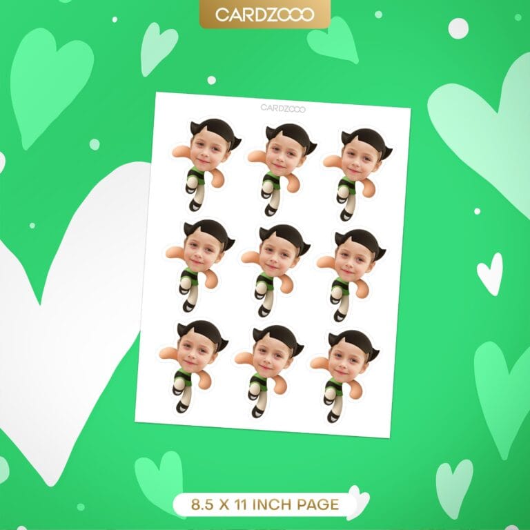 Buttercup Custom Face Cupcake Toppers - Image 2