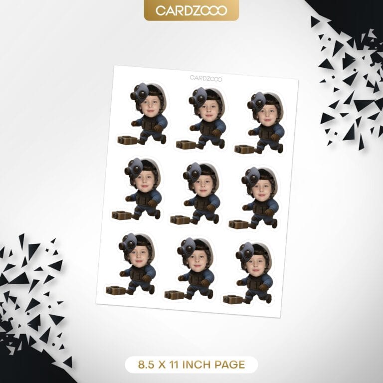 B Squadron Officer SAS Custom Face Cupcake Toppers - Image 2