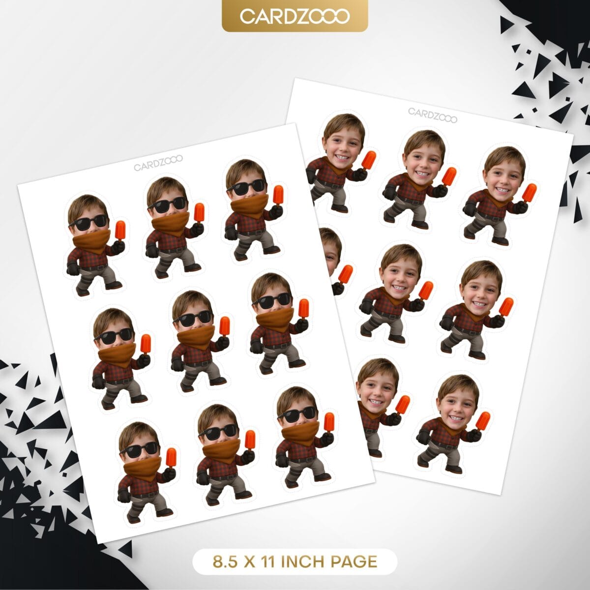 Osiris Elite Crew Custom Face Cupcake Toppers - Image 2