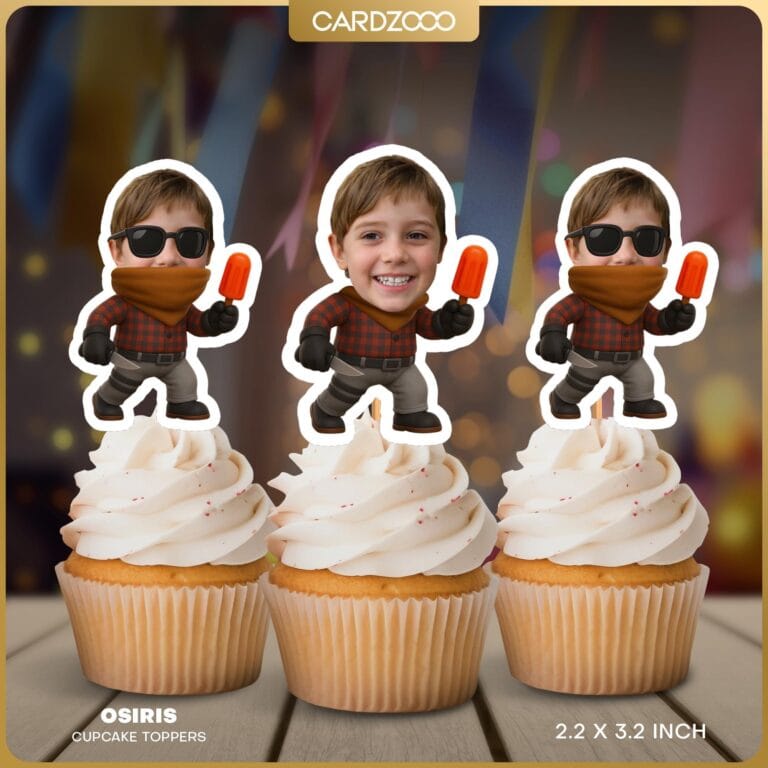 Osiris Elite Crew Custom Face Cupcake Toppers