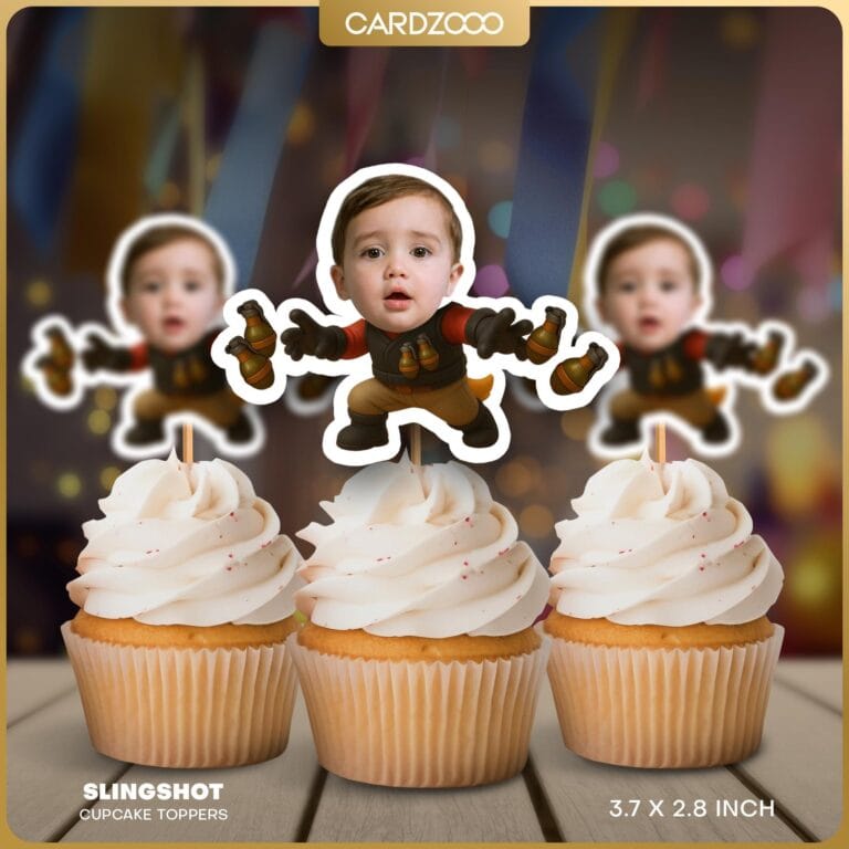 Slingshot Phoenix Custom Face Cupcake Toppers
