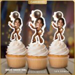 Disco Girl Custom Face Cupcake Toppers